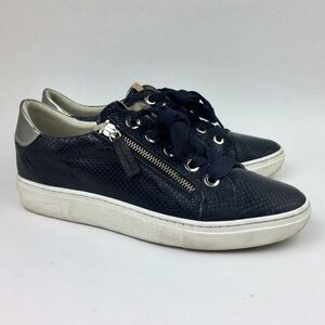 RON WHITE Olwyn Lizard Embossed Platform S…